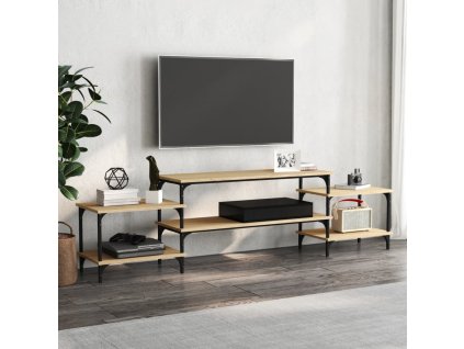 vidaXL TV skrinka dub sonoma 197x35x52 cm spracované drevo