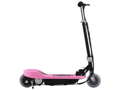 vidaXL Elektrická kolobežka ružová 120 W