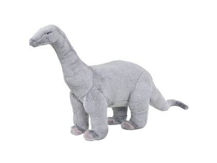 vidaXL Stojaca plyšová hračka, dinosaurus Brachiosaurus, zelený XXL