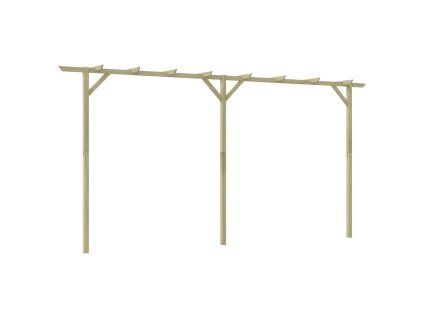 vidaXL Záhradná pergola 410x40x203 cm, drevo