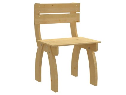 vidaXL Záhradná stolička, impregnovaná borovica