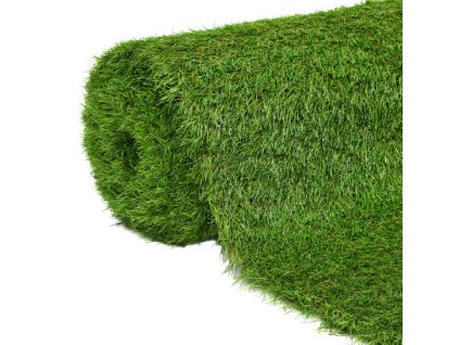 vidaXL Umelý trávnik 1x15 m/30 mm zelený