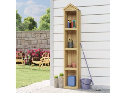 vidaXL Záhradná kôlňa na náradie 40x33x222 cm impregnovaná borovica