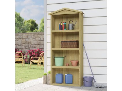 vidaXL Záhradná kôlňa na náradie 87x33x222 cm impregnovaná borovica