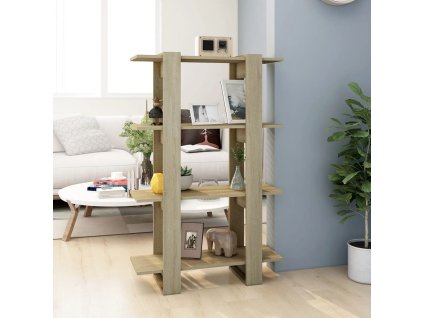 vidaXL Knižnica/deliaca stena dub sonoma 80x30x123,5 cm