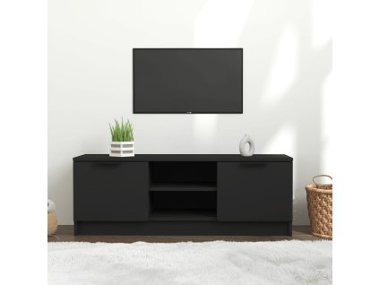 vidaXL TV skrinka, čierna 102x35x36,5 cm, kompozitné drevo
