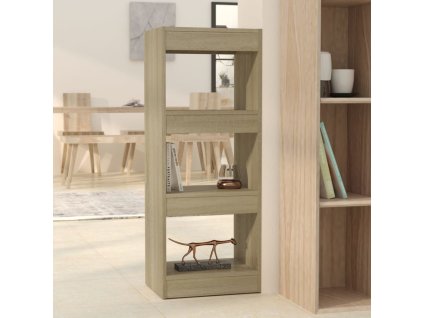 vidaXL Knižnica/deliaca stena, dub sonoma 40x30x103cm kompozitné drevo