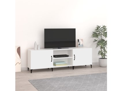 vidaXL TV skrinka, biela 150x30x50 cm, kompozitné drevo