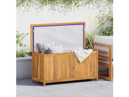 vidaXL Záhradný box 114x50x58 cm masívne teakové drevo