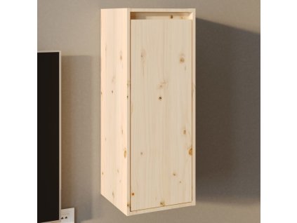 vidaXL Nástenná skriňa 30x30x80 cm masívna borovica
