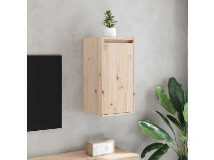 vidaXL Nástenná skriňa 30x30x60 cm masívna borovica