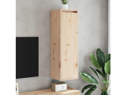 vidaXL Nástenné skrinky 2 ks 30x30x100 cm masívne borovicové drevo