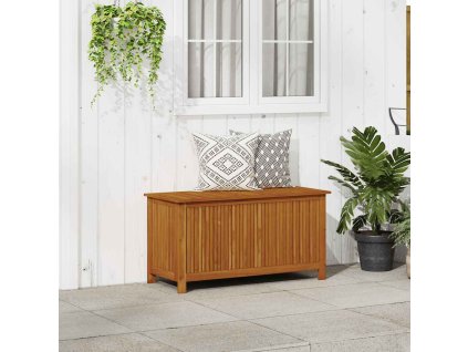 vidaXL Záhradný úložný box 113x50x58 cm masívne akáciové drevo