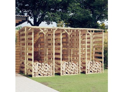 vidaXL Pergola so strechami 6 ks100x90x200 cm impregnované borovicové drevo