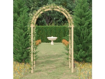 vidaXL Oblúk 141x97x243 cm impregnovaná masívna borovica