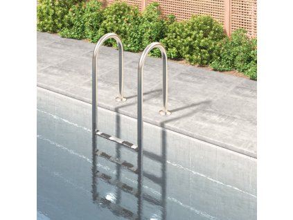 vidaXL Bazénový rebrík 54x38x184,5 cm 304 nehrdzavejúca oceľ