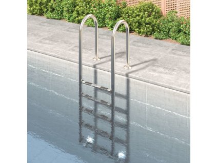 vidaXL Bazénový rebrík 54x38x211 cm 304 nehrdzavejúca oceľ
