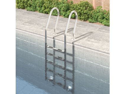 vidaXL Bazénový rebrík 54x38x211 cm 304 nehrdzavejúca oceľ