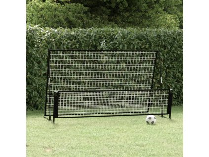 vidaXL 2-v-1 futbalová odrazová sieť 202x104x120 cm oceľ