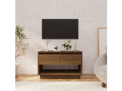 vidaXL TV skrinka, hnedý dub 70x41x44 cm, kompozitné drevo