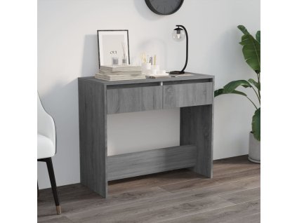 vidaXL Konzolový stolík, sivá sonoma 89x41x76,5 cm, kompozitné drevo