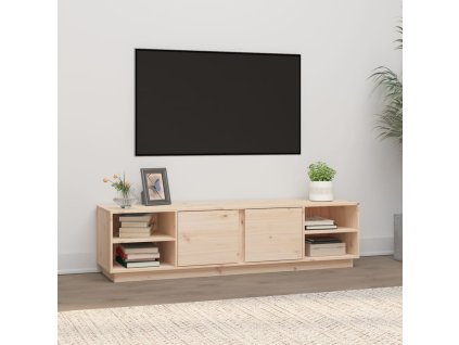 vidaXL TV skrinka 156x40x40 cm masívna borovica