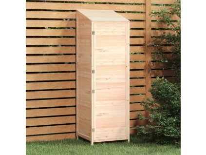 vidaXL Záhradná kôlňa 55x52x174,5 cm masívne jedľové drevo