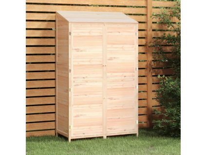 vidaXL Záhradná kôlňa 102x52x174,5 cm masívne jedľové drevo