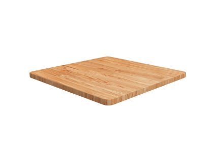 vidaXL Štvorcová stolová doska bledohnedá 60x60x2,5cm lakovaný dub