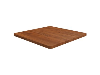 vidaXL Štvorcová stolová doska tmavohnedá 60x60x2,5 cm lakovaný dub