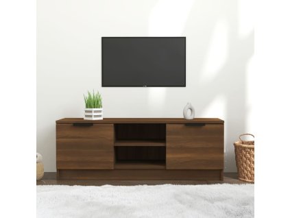 vidaXL TV skrinka, hnedý dub 102x35x36,5 cm, kompozitné drevo