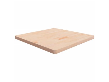 vidaXL Štvorcová stolová doska 80x80x4 cm neošetrený dubový masív