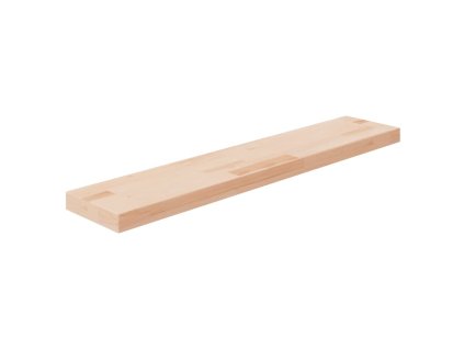 vidaXL Polica 100x20x4 cm neošetrený dubový masív