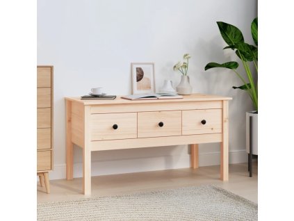 vidaXL Konferenčný stolík 102x49x55 cm borovicový masív