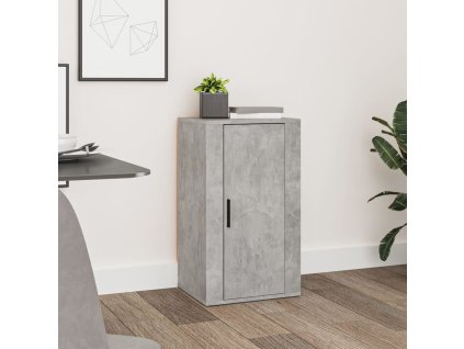 vidaXL Komoda betónovo sivá 40x33x70 cm spracované drevo
