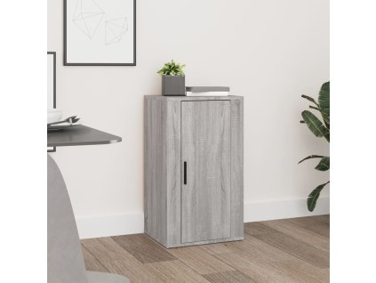 vidaXL Komoda sivý dub sonoma 40x33x70 cm spracované drevo