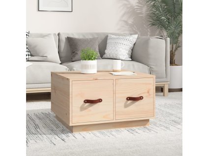 vidaXL Konferenčný stolík 60x53x35 cm borovicový masív