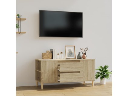 vidaXL TV skrinka dub sonoma 102x44,5x50 cm spracované drevo