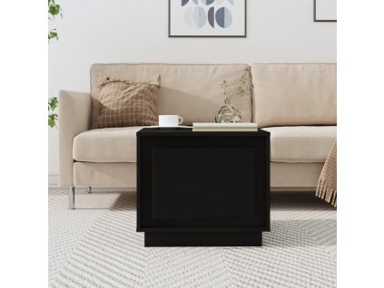vidaXL Konferenčný stolík čierny 51x50x44 cm kompozitné drevo