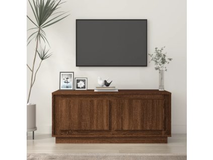 vidaXL Konferenčný stolík hnedý dub 102x50x44 cm spracované drevo