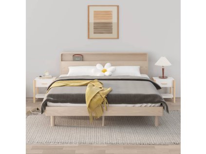 vidaXL Nočné stolíky 2 ks biele 42x38x45 cm spracované drevo