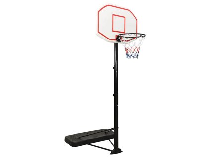 vidaXL Basketbalový stojan biely 258-363 cm polyetén