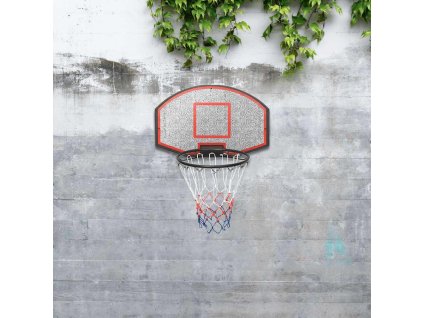vidaXL Basketbalová doska čierna 71x45x2 cm polyetén