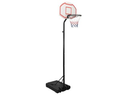 vidaXL Basketbalový stojan biely 282-352 cm polyetén