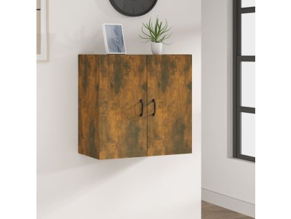 vidaXL Nástenná skrinka dymový dub 60x31x60 cm spracované drevo