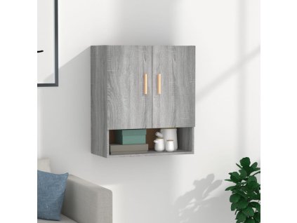 vidaXL Nástenná skrinka sivý dub sonoma 60x31x70 cm spracované drevo