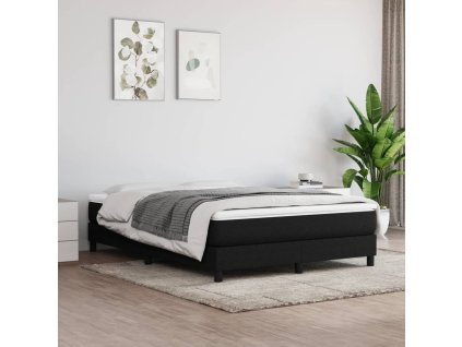 vidaXL Matrac s taštičkovými pružinami čierny 140x200x20 cm látka