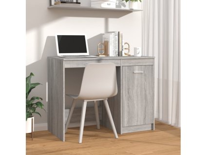 vidaXL Stôl sivý sonoma 100x50x76 cm spracované drevo