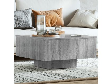 vidaXL Konferenčný stolík sivý sonoma 60x60x31,5 cm spracované drevo