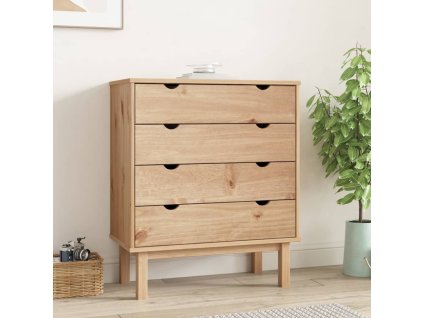 vidaXL Skrinka so zásuvkami OTTA 76,5x39,5x90 cm, borovica